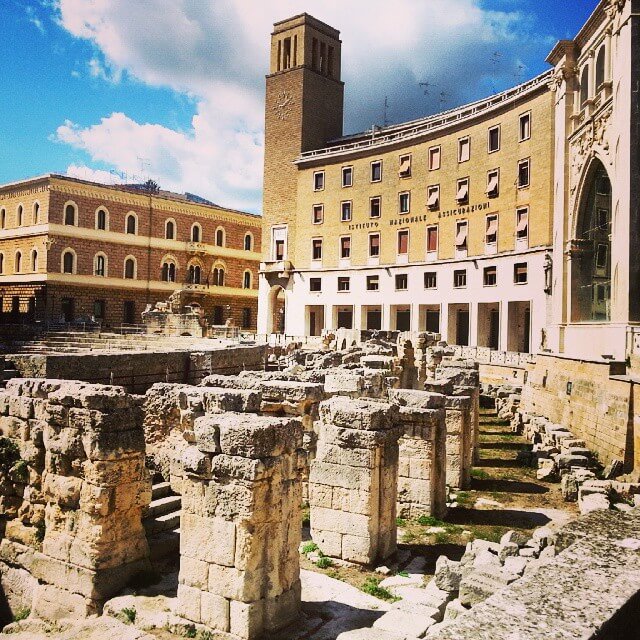 Lecce Anfiteatro romano Puglia